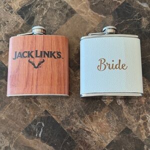 Jack Link's and Bride Flasks Set